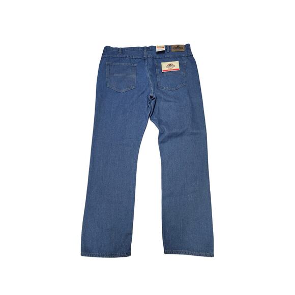 Field & Forest Men’s Relax Fit Jeans 40x32 Medium Stone Blue Classic Denim - Picture 7 of 8